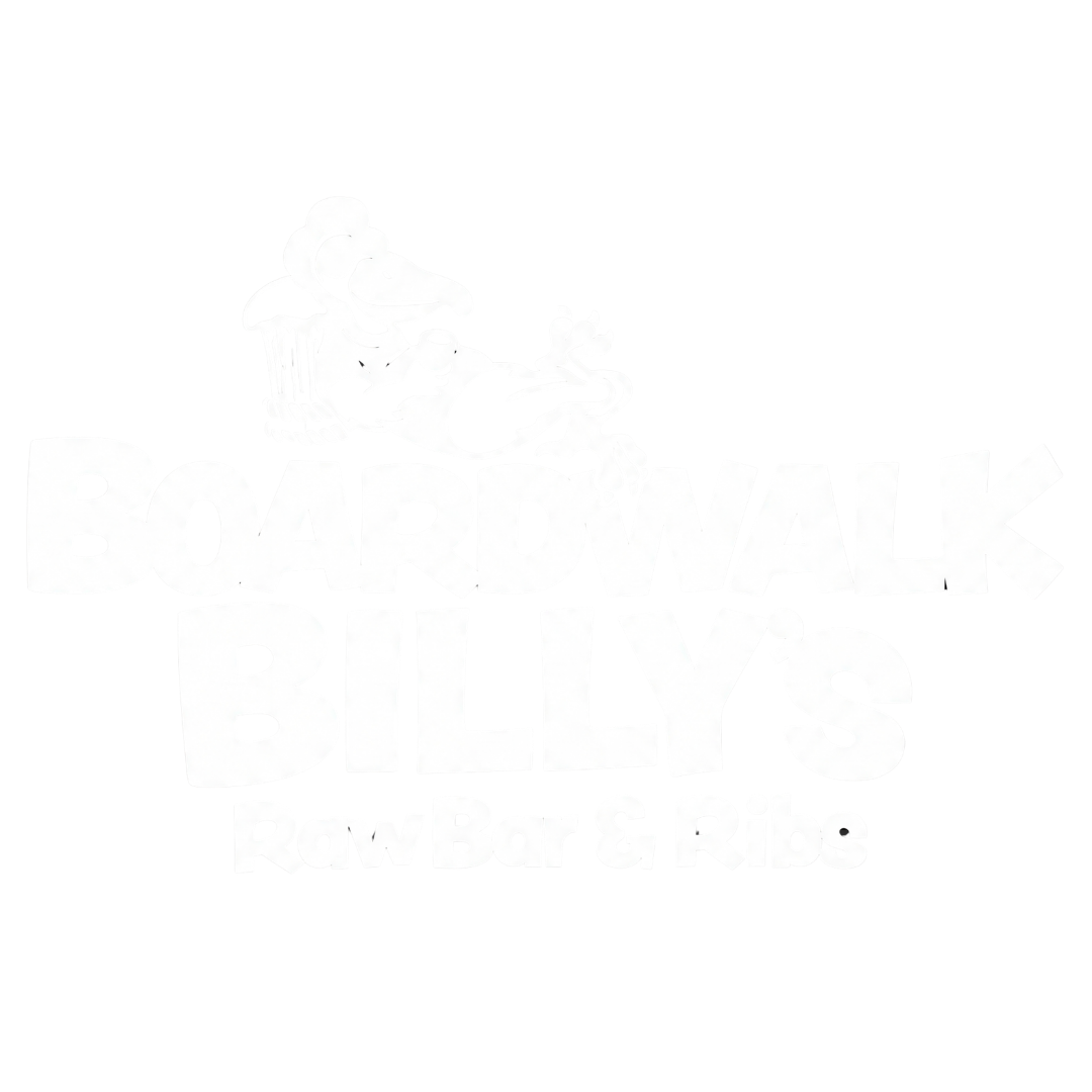 Boardwalk Billy’s Raw Bar & Ribs logo.