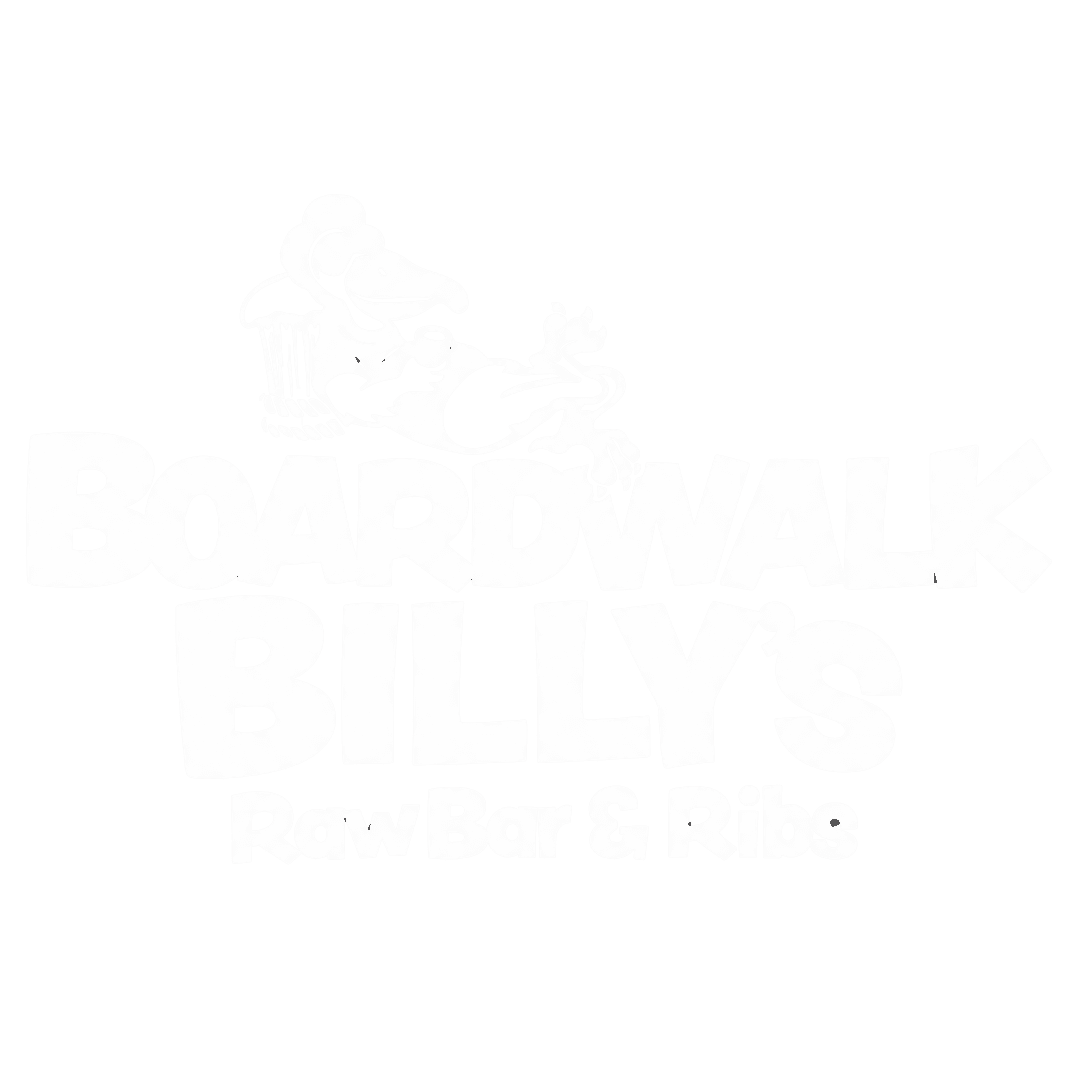 Boardwalk Billy’s Raw Bar & Ribs logo.